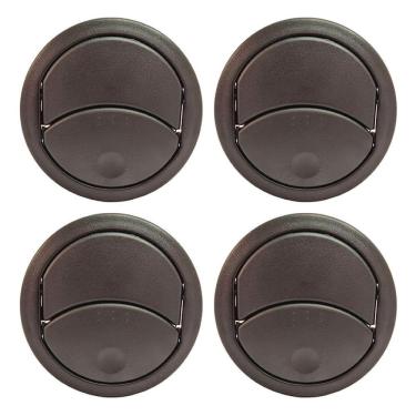 Imagem de Kit 4 Difusor Saída Ar Painel Fiat Fiorino 2018 19 20