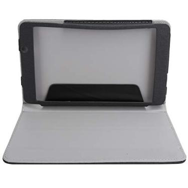 Imagem de Capa de poliuretano para tablet, tipo flip antiqueda antideslizante com suporte para Alldocube iplay 8T (preto)