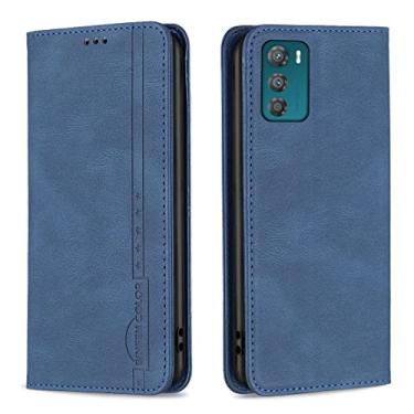 Imagem de For Motorola Moto G42 4G Magnetic RFID Blocking Anti-Theft Leather Phone Case