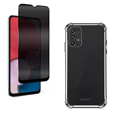 Imagem de Kit Capa Anti Impacto e Película Anti Spy Privacidade Compatível Samsung A13 A23 A33 A73 (Galaxy A73)