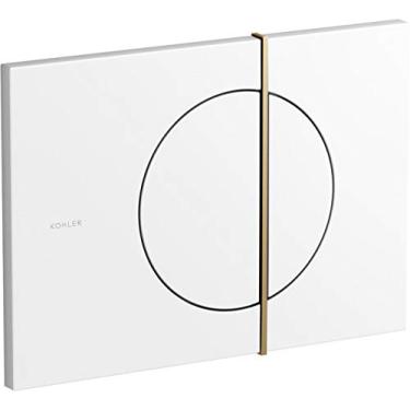 Imagem de Kohler 75891-GW3 Alavanca de viagem, branco brilhante com detalhes em ouro polido