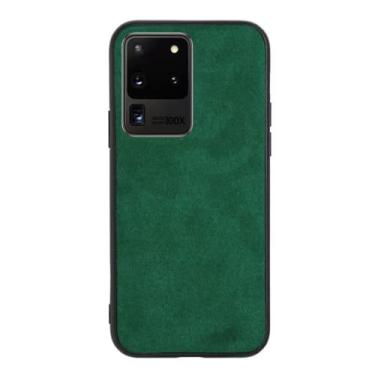 Imagem de BELTBE Capa de telefone macia multifuncional de material TPU de lã fina e leve anti-queda cor sólida para Samsung Galaxy S22 S20 S21 Ultra S10 S9 S8 Plus FE S10E Lite capa traseira (verde, S20 Ultra)