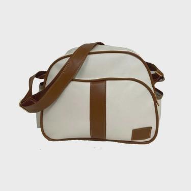 Imagem de Kit bolsa maternidade completo com bolsa E trocador branco 4 peças