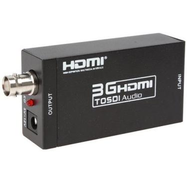 Imagem de Adaptador Conversor De Hdmi Para Sdi, Hd-sdi Ou 3g Sdi