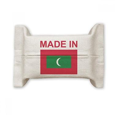 Imagem de Bolsa de linho de algodão Made in Maldives Country Love