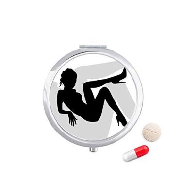 Imagem de Caixa de comprimidos Hot Leg Outline do Congresso Nacional com bolso para remédios