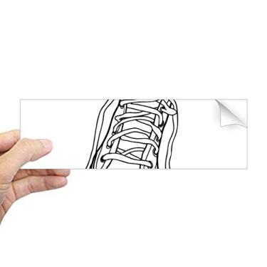 Imagem de DIYthinker Adesivo retangular pintado de lona branca para notebook decalque de janela