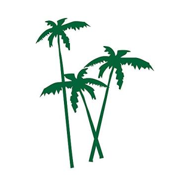 Imagem de Adesivo de Parede Coqueiro Kapos Verde 40X50