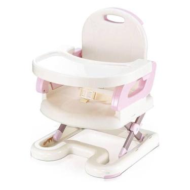 Imagem de Cadeira Alimentação Bebê Com Bandeja Mastela Rosa