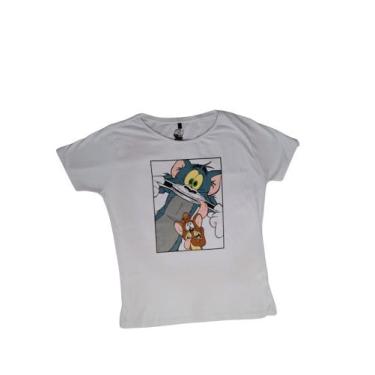 Imagem de Camiseta Feminina Tom E Jerry - Sideway