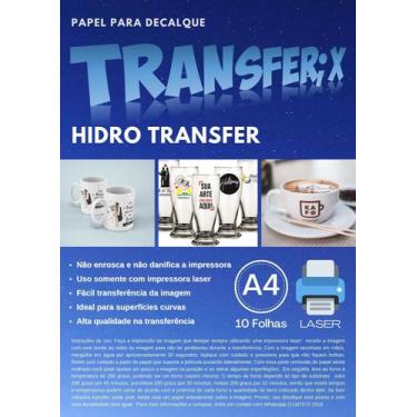 Imagem de Papel Hidro Transfer A4 10 Folhas - Transferix