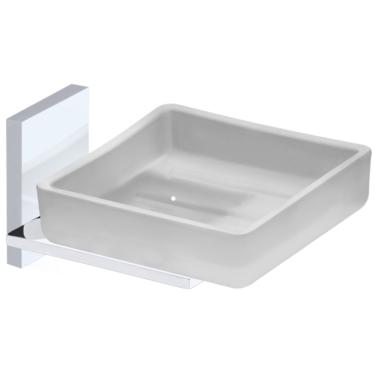 Imagem de Porta Sabonete Com Furo Italy Line Titus Cromado