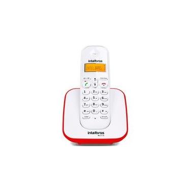 Imagem de Telefone Intelbras Sem Fio TS3110 Branco e Vermelho