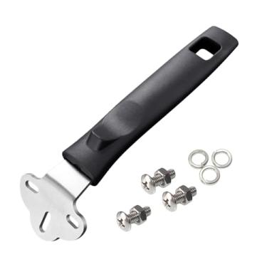 Imagem de Generic Alça de panela universal de baquelite, antiderrapante com parafusos, alça de substituição para panelas woks, frigideiras