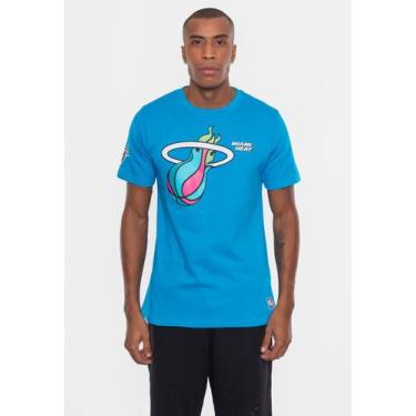 Imagem de Camiseta Nba Sneakers Miami Heat Azul Reef Blue