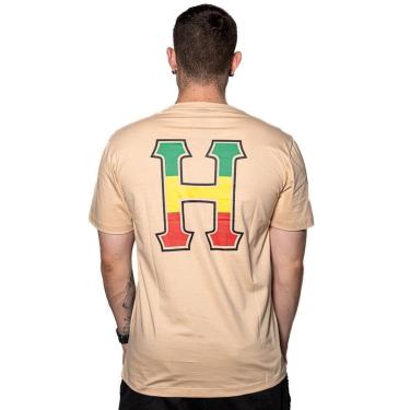 Imagem de Camiseta Huf Righteous H Areia-Masculino