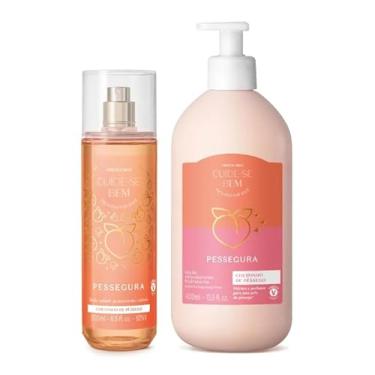 Imagem de Combo Cuide-se Bem Pessegura: Loção Corporal 400ml + Body Splash 200ml
