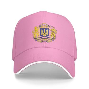 Imagem de Boné de beisebol clássico 2024 I Stand with Ukraine Original Truckers ajustável para homens/mulheres boné de caminhoneiro rosa, rosa, G