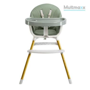 Imagem de Cadeira Alta De Bebê Alimentação Refeição Acolchoada E Dobrável Até 36