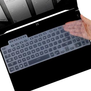 Imagem de Capa de teclado para ASUS TUF Gaming 2025 2024 A16 F16 FA617 FA607 FA608 FX607 FX608, TUF A15 FA507UI/UV/UU/XI/XV/XU/NV, TUF A18 FA808, TUF A17 FA808, TUF A17 FA707XI/XV/XU/NV (não serve para TUF A15