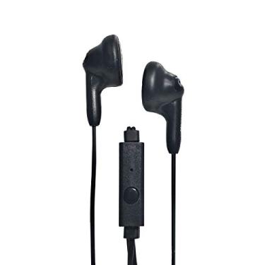 Imagem de Magnavox MHP4820M-BK Fones de ouvido gomosos com microfone em preto | Disponível em rosa, roxo, branco, preto e azul | Fones de ouvido gomosos | Fones de ouvido estéreo confortáveis de valor extra |