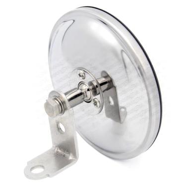 Imagem de Espelho de porta lateral redondo com ponto cego convexo de 5 polegadas para caminhões Isuzu NPR NPR-HD NQR NRR FSR FVR FRR