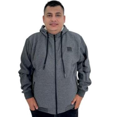 Imagem de Blusa De Moletom Masculina Tamanho Grande Gangster Pelúciada-Masculino