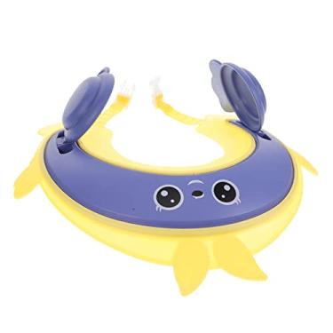 Imagem de touca de shampoo shampoo viseira de chuveiro chapéu de chuveiro de bebê chapéu de chuveiro de orelha de bebê proteções toucas de banho touca de lavagem de bebê shampoo de bebê escudo enxaguador de cab