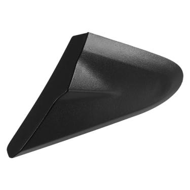 Imagem de A ABSOPRO Capa de para-lama triangular de canto frontal esquerdo nº 95461589 Painel de acabamento triangular retrovisor para Chevrolet Sonic 2012-2020 plástico ABS preto