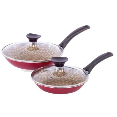 Imagem de Jogo De Frigideiras Antiaderente Tramontina Em Aluminio Turim 16 e 20 Cm