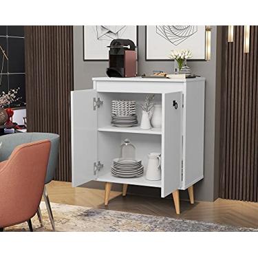 Imagem de BUFFET APARADOR CANTINHO DO CAFÉ RETRÔ 2 PORTAS E PRATELEIRA INTERNA DREAM