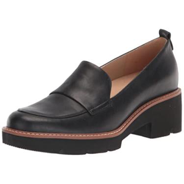 Imagem de Naturalizer Mocassim feminino Darry Slip-On Leve Sola com Salto, Preto, 12 Wide