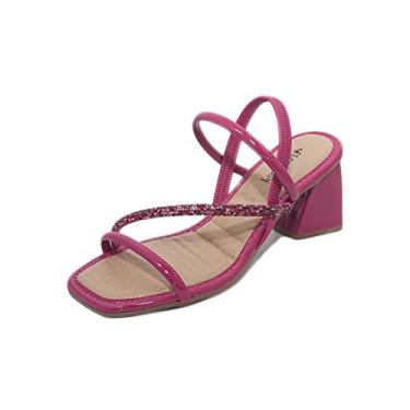 Imagem de Sandália De Tiras Finas Mississipi Rosa