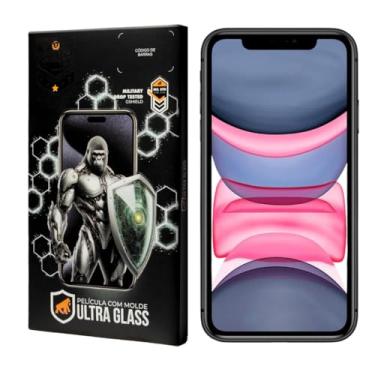 Imagem de Gshield Película de Vidro Temperado Ionizado Anti-Reflexo Anti Impacto 100% de sensibilidade Tela Toda, Ultra Glass para (iPhone XR / 11)