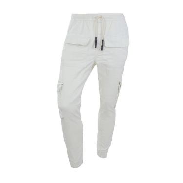 Imagem de Calça Sarja Masculina Aéropostale Cargo Off White - 8710-Masculino