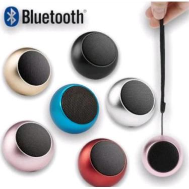 Imagem de Mini caixinha de som speaker bluetooth - Mini Speaker TWS, prata
