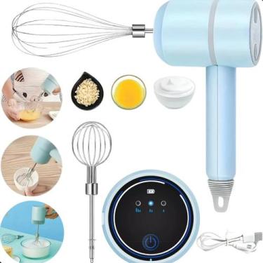 Imagem de Mini Batedeira Elétrica Portátil Mixer Ovos Aço Inox 2 Em 1 - X-CELL, 