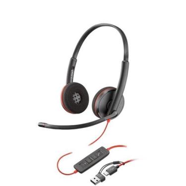 Imagem de Headset Polly Plantronics C3220 USB tipo A e C - P/N 8X228A6
