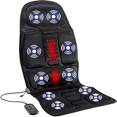 Imagem de Almofada de cadeira massageadora aquecimento elétrico vibratório cervi
