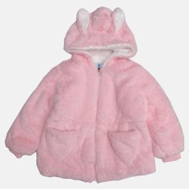 Imagem de Jaqueta Casaco teddy bear Pelúcia Manabana Grossa Forro Pelúcia Menina