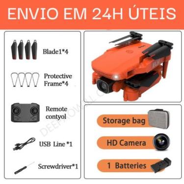 Imagem de Novo Mini Drone Laranja K9 - Câmera 4K Wi-Fi fpv Dobrável, Estabilidad