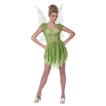 Imagem de California Costumes Sininho clássico feminino, Verde, Small