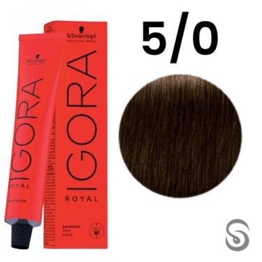 Imagem de Schwarzkopf Igora Royal Coloração 5/00 Castanho Claro Natural  60ml, U