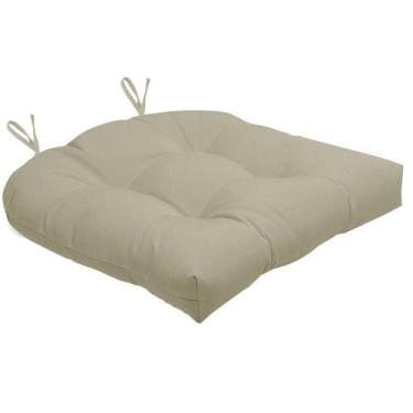 Imagem de Almofada Para Cadeira Futton Solid 40x40cm  - Bege - FASTLAR