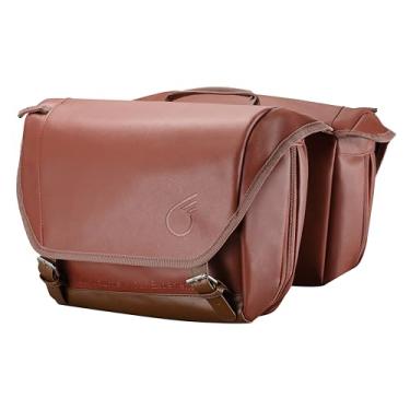 Imagem de sixthreezero Bolsa de bicicleta dupla face para rack traseiro, bolsa de armazenamento universal à prova d'água, bolsa de armazenamento de gabião duplo para bicicleta elétrica, porta-malas de carga com