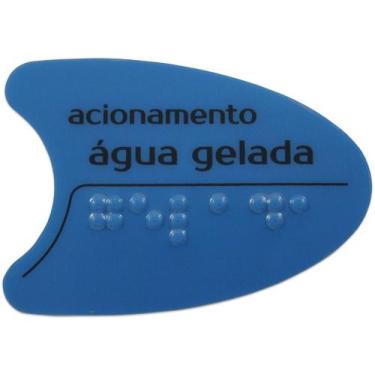 Imagem de Adesivo Botão Lateral Azul Para Bebedouro BDF IBBL Original