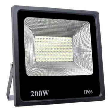Imagem de Refletor Led 200w Super Led Ip66 Holofote Branco Frio - Lt Leds