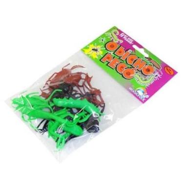 Imagem de O Bicho Pegô Insetos de Plástico - 12 Unidades - Brasilflex - Rizzo