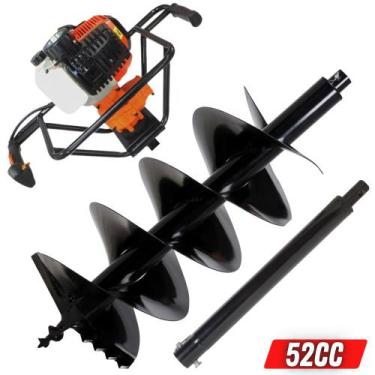 Imagem de Perfurador de Solo Vulcan VPS520 2T Broca 80x30cm Duplo Espiral + Exte