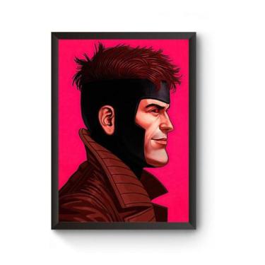 Imagem de Poster Moldurado X Men Gambit - Fanarte